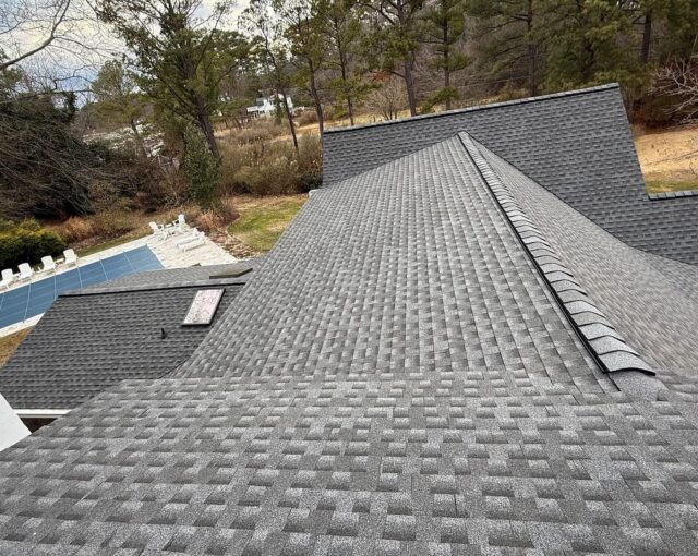 GAF Timberline HDZ architectural shingles in color Pewter Gray